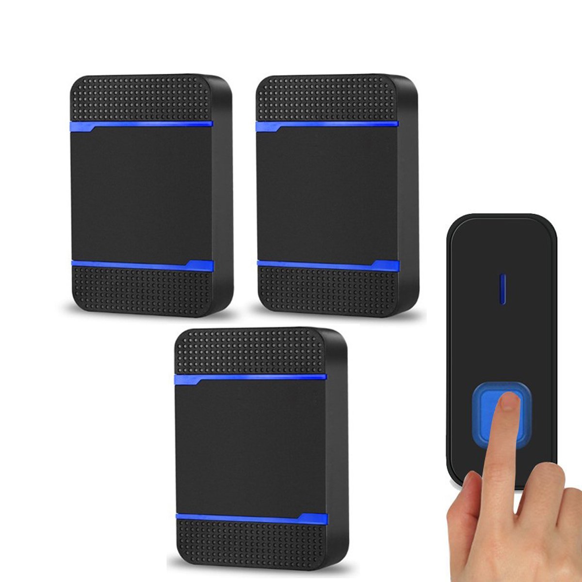 Amazon | ワイヤレスチャイム 無線 呼び鈴 -Topyart 防水防塵 300m受信